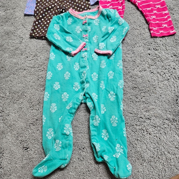 Large Lot 9 - 12 Months Baby Girl Clothes - Various Manufacturers Carters Harley - Picture 13 of 16